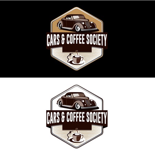 "Gearhead" logo for Cars and Coffee.