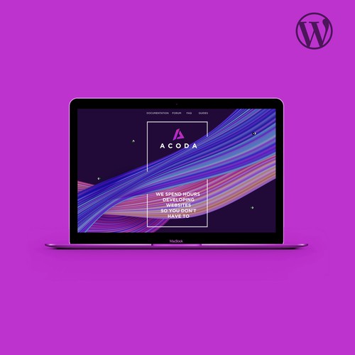 Wordpress landing page