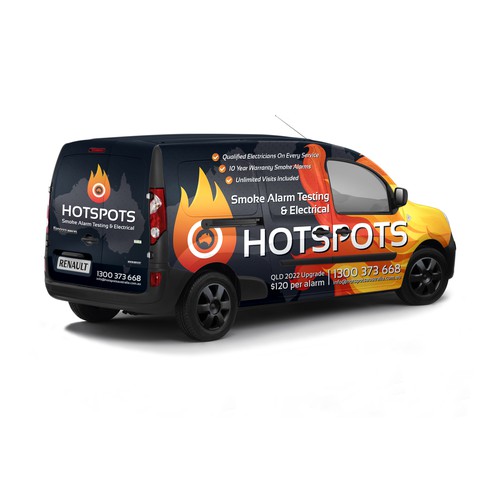 Van Wrap for Australian Smoke Alarm Company