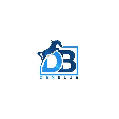 Concept logo for DentBlue Company