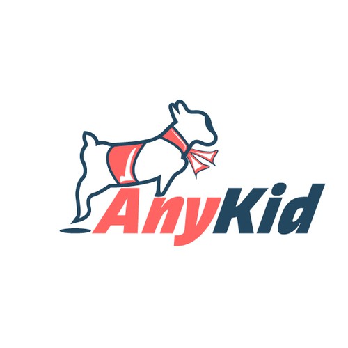 Create modern, fun design for Anykid, a slyly subversive children's clothing line