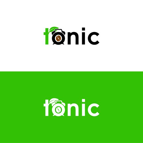 TONIC logo design for a for healthy concept