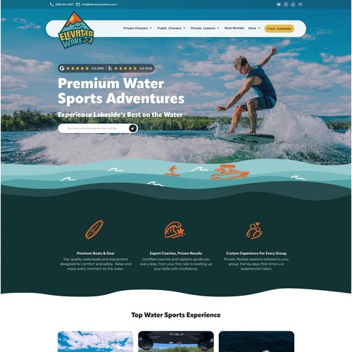 ElevatedWave Landing Page