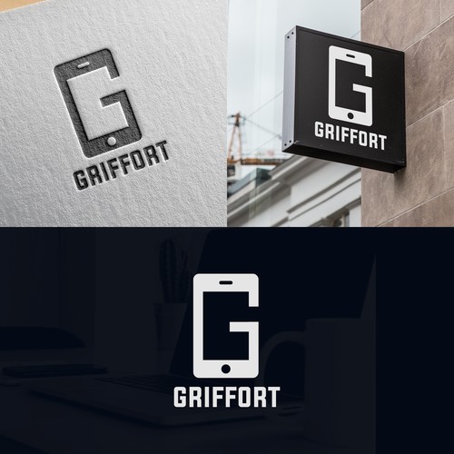 Logo concept for a phone stand company