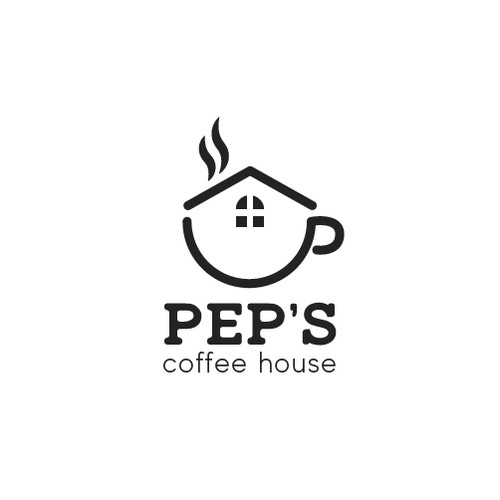Creative logo design for a coffee house