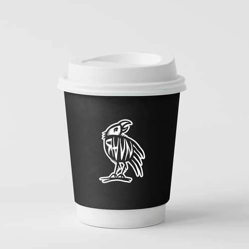 Digital Hand-Drawing Logo for Coffee Shop