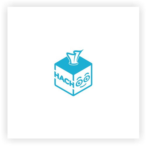 Logo design for tissue box, Hachoobox