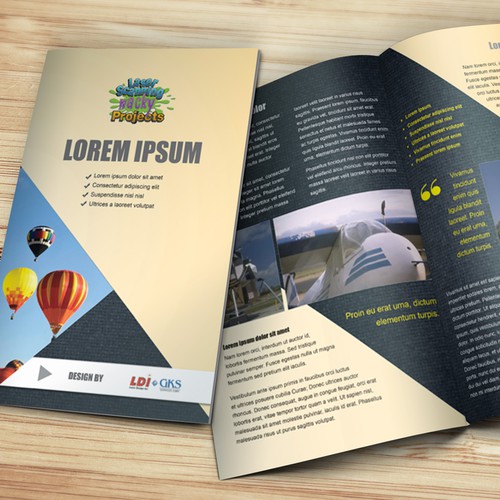 brochure design for Laser Design & GKS