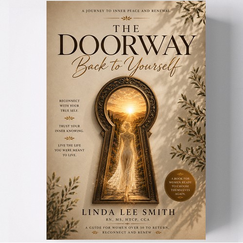 The Doorway Back to Yourself – Premium Self-Help Book Cover Concept