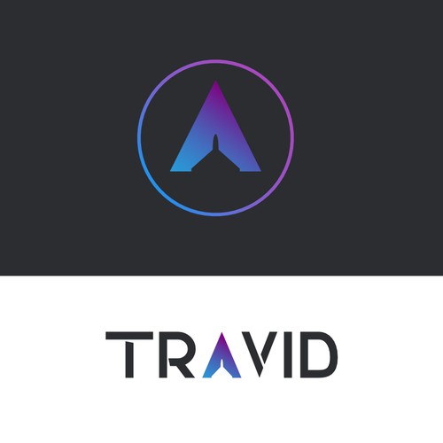 Logo concept for travel app