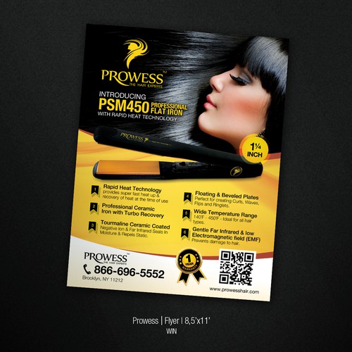 Create the next postcard or flyer for Prowess - The Hair Experts