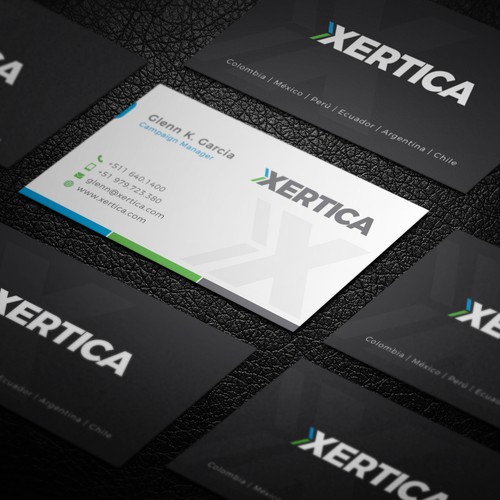 Modern Sleek Professional Business Card