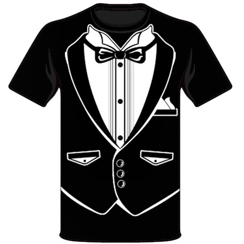 T-Shirt "Tuxedo" - multiple Winner possible