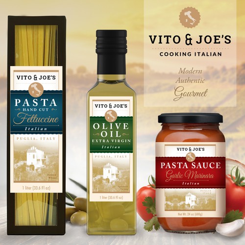 Italian Olive Oil, Pasta Sauce and Pasta