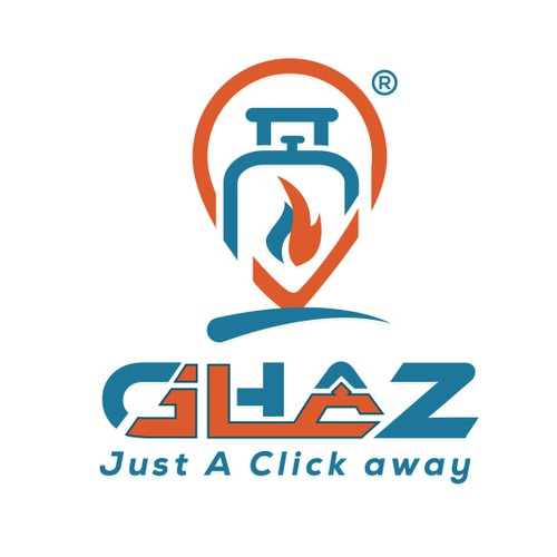 Modern logo for a Gas cylinder deliver service 