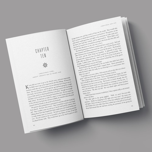 Book interior layout