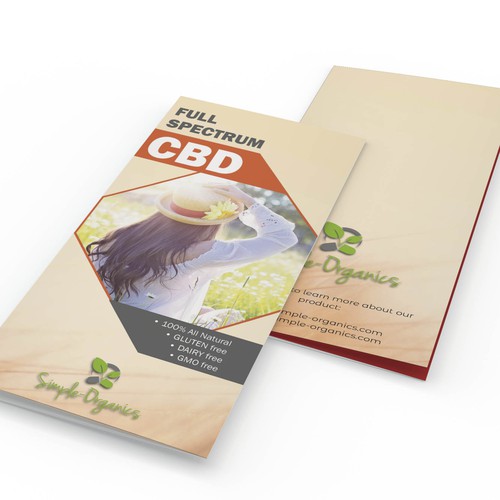 Brochure for CBD Oil