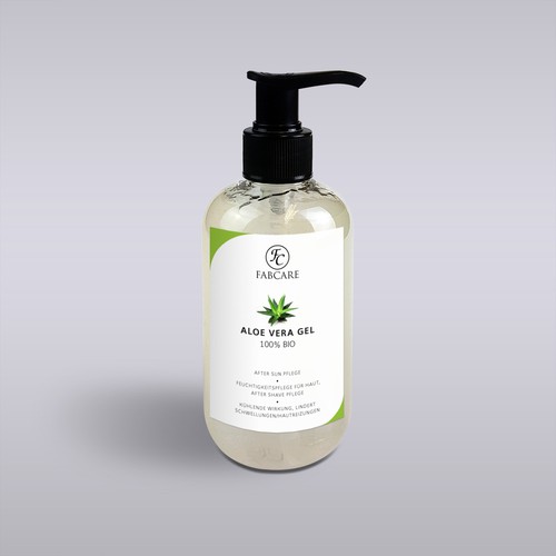 Label Design for Aloe Vera Lotion