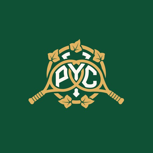 Tennis competition monogram