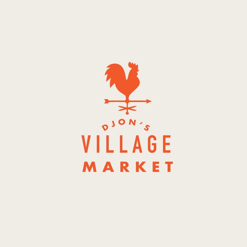 Simple logo for a country market