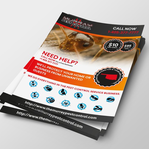 Flyer Proposal for the Murray Pest Contol