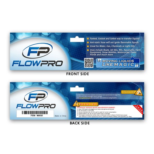 Help FlowPro with a new product packaging