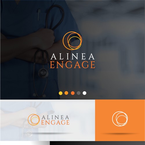 Clever Logo for Alenia Engage