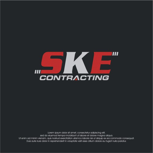 concept logo for SKE Contracting