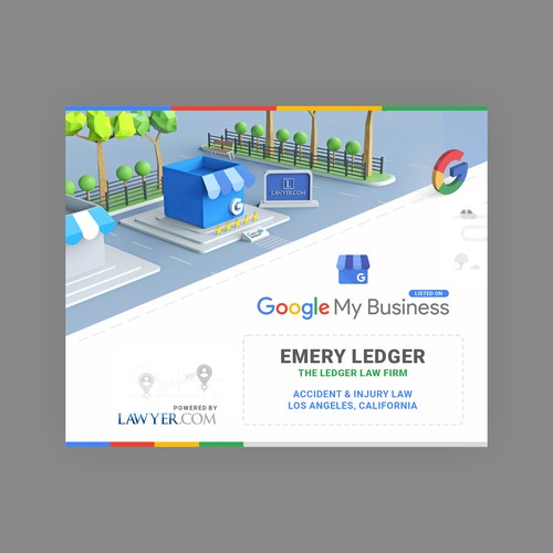 Google My Business Plaque for Lawyer.com