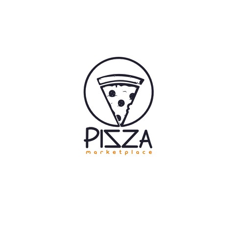 Pizza delivery app logo