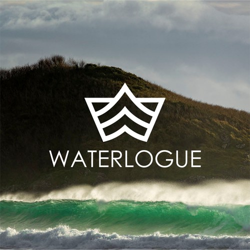 Ocean/wilderness themed logo for a photography gallery