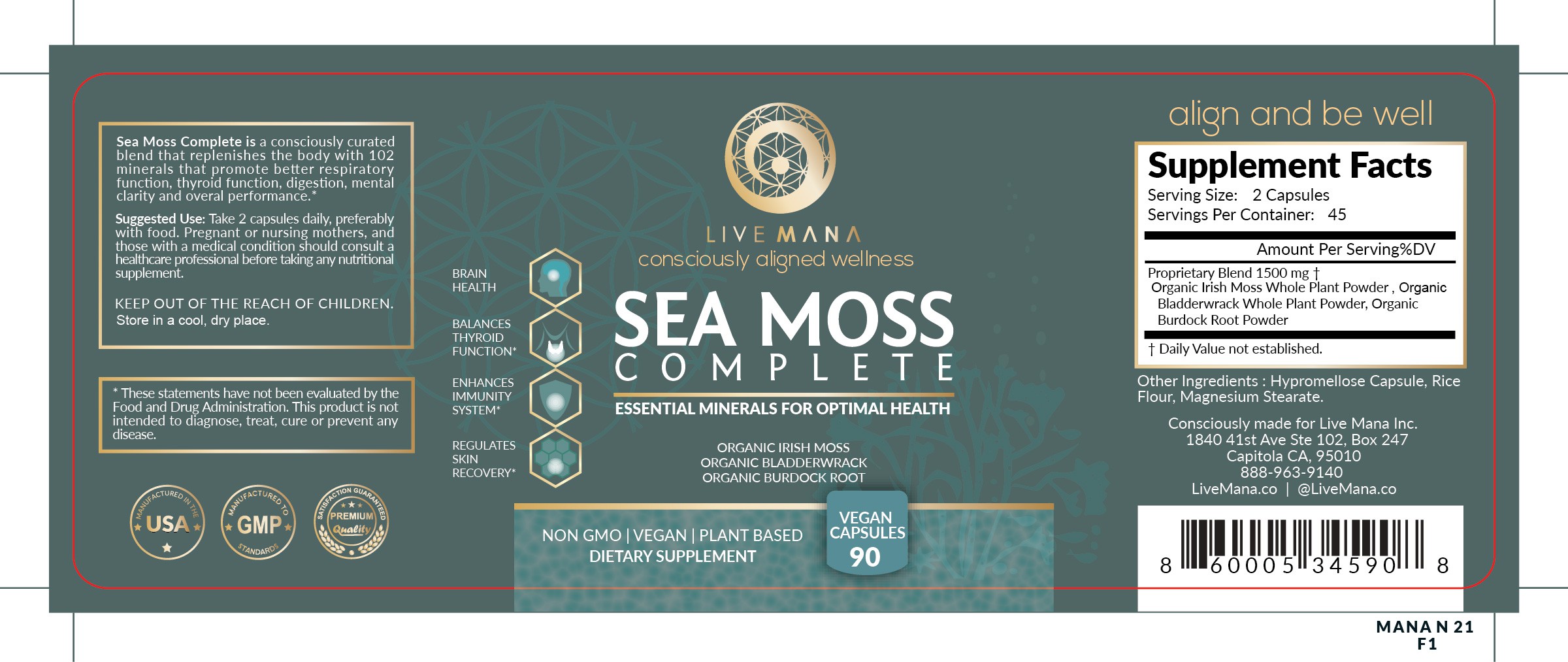 Label Design for Millennial Health Conscious Supplement