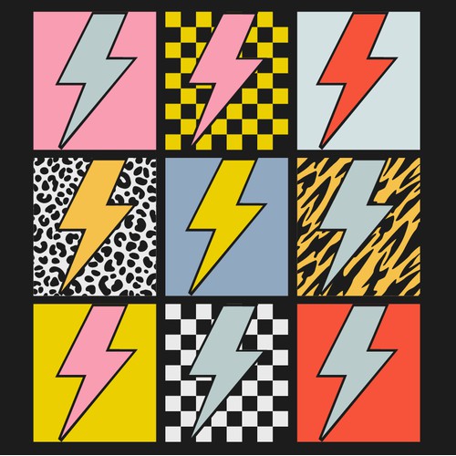 AC/DC-Inspired T-Shirt Artwork Design