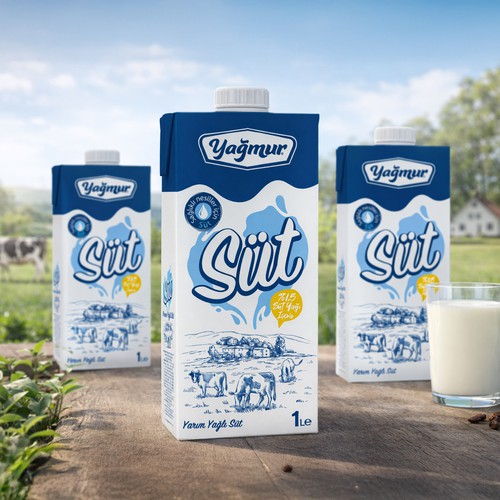 Premium Milk Packaging Design