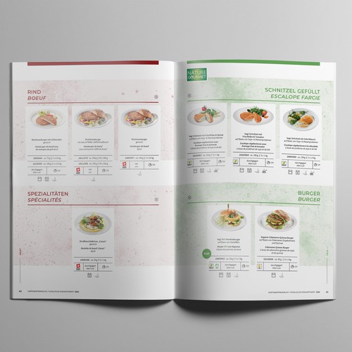 Food company catalogue