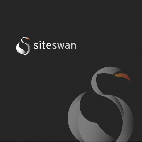 Contemporary swan for website building platform