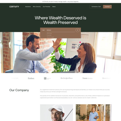Wealth Management Website