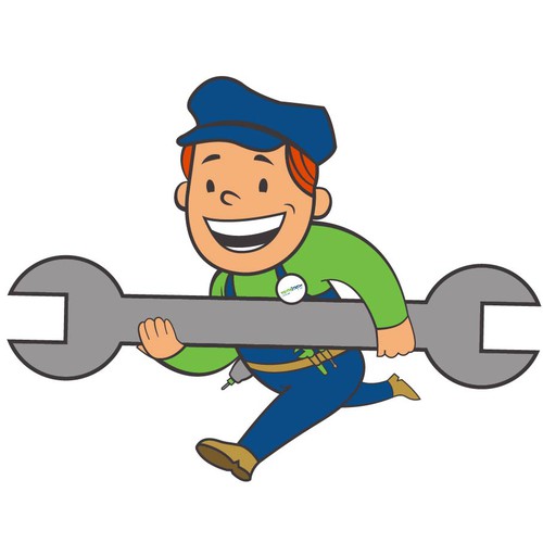 Create a mascot illustration for METROTECH Heating and Air