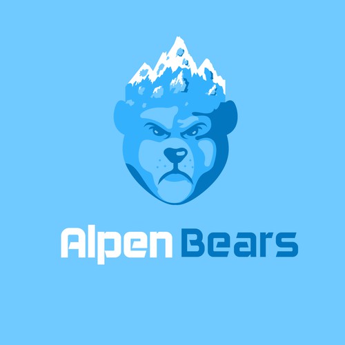 Winter Sports Logo for Alpen Bears