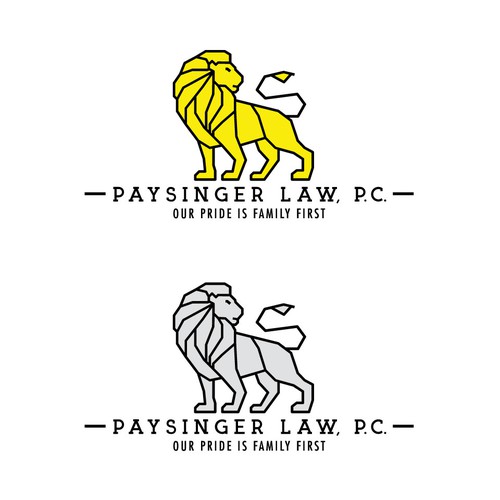 Stroke pictogram logo for law office