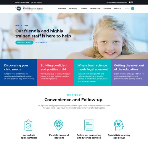 New website for Boston Neuropsychological Services