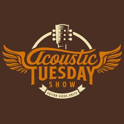 Vintage Style Logo for Acoustic Show