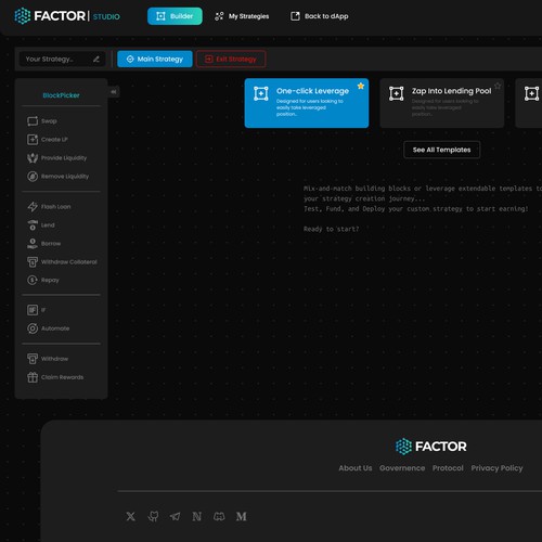 Factor Studio dApp