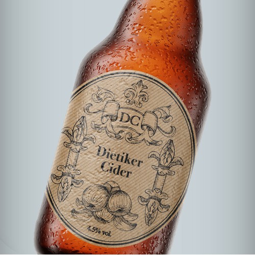 Label Design With Hand-Drawn Illustrations