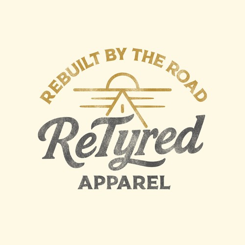 Vintage "ReTyred Apparel" Typography Tee