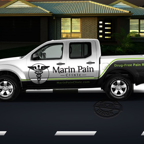 car wrap for marin clinic