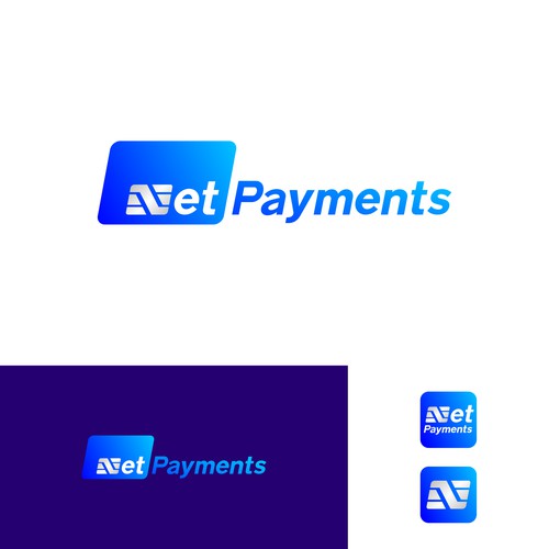 Net Payments logo design