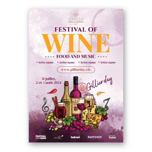 wine festival poster