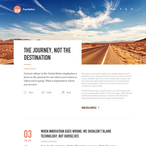 Personal Blog