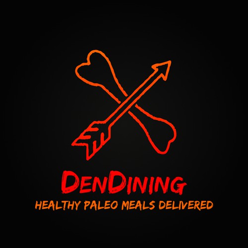 A compelling brand focal point logo for DenDining, paleo meal delivery company